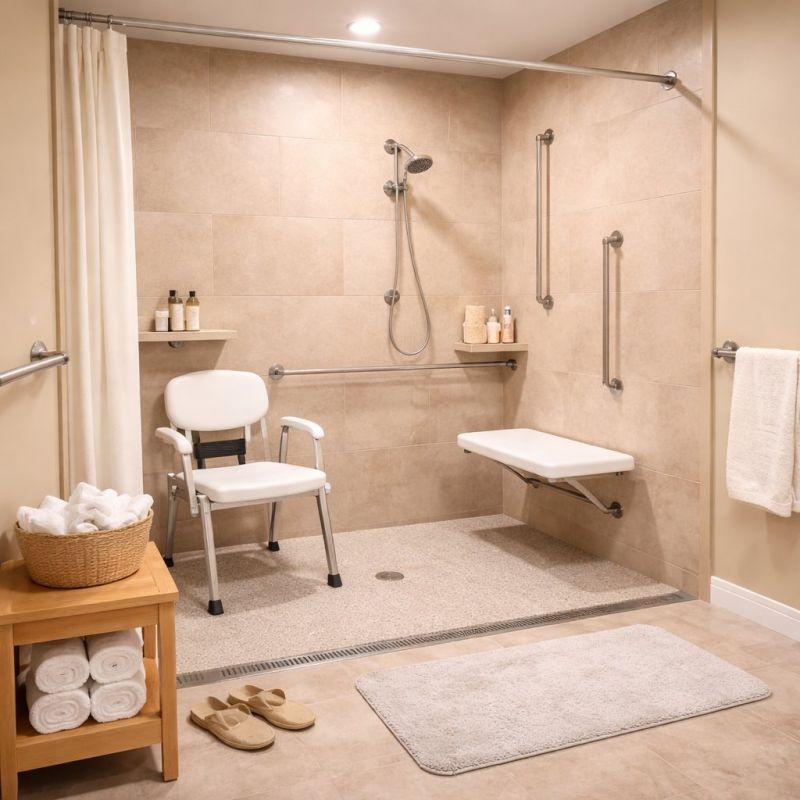 Handicap Shower Installation in Saint Petersburg, FL