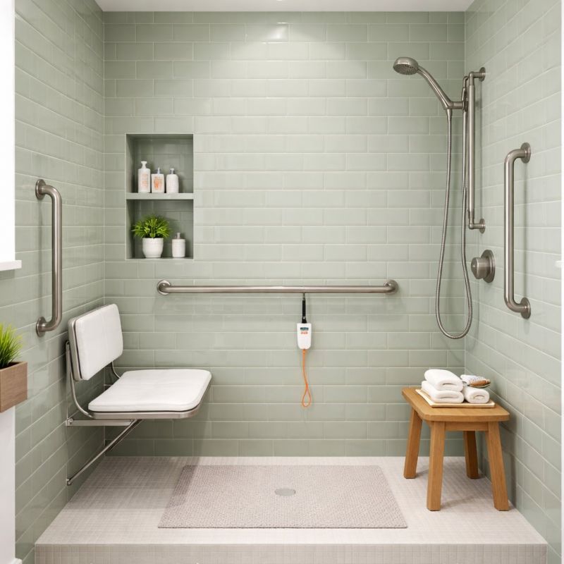 Senior Shower Installation in Sarasota County, FL
